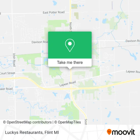 Luckys Restaurants map