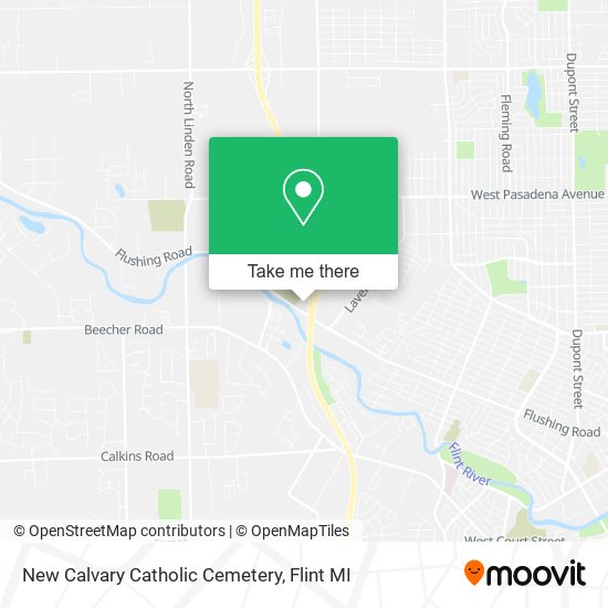 New Calvary Catholic Cemetery map