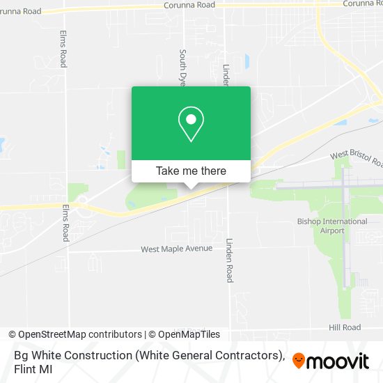 Bg White Construction (White General Contractors) map