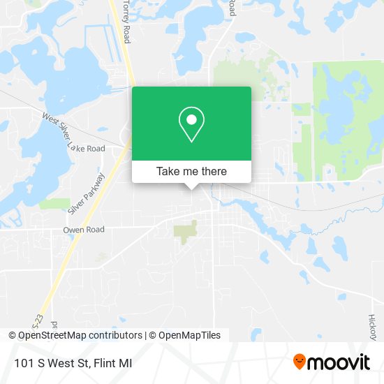 Mapa de 101 S West St