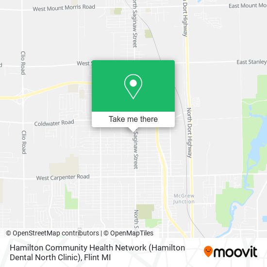 Hamilton Community Health Network (Hamilton Dental North Clinic) map