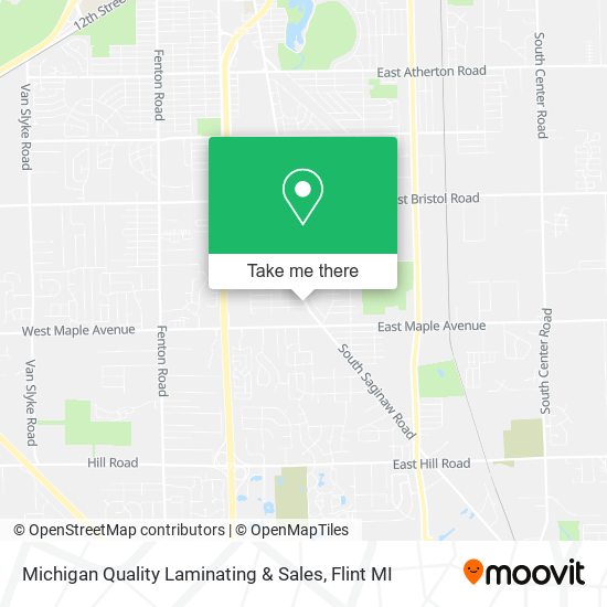 Michigan Quality Laminating & Sales map