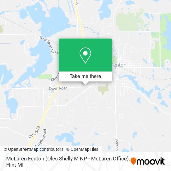 Mapa de McLaren Fenton (Oles Shelly M NP - McLaren Office)