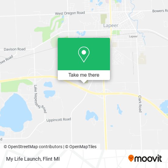 My Life Launch map