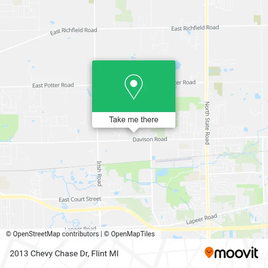 2013 Chevy Chase Dr map