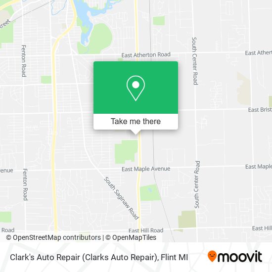 Clark's Auto Repair (Clarks Auto Repair) map