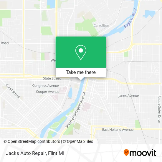 Jacks Auto Repair map