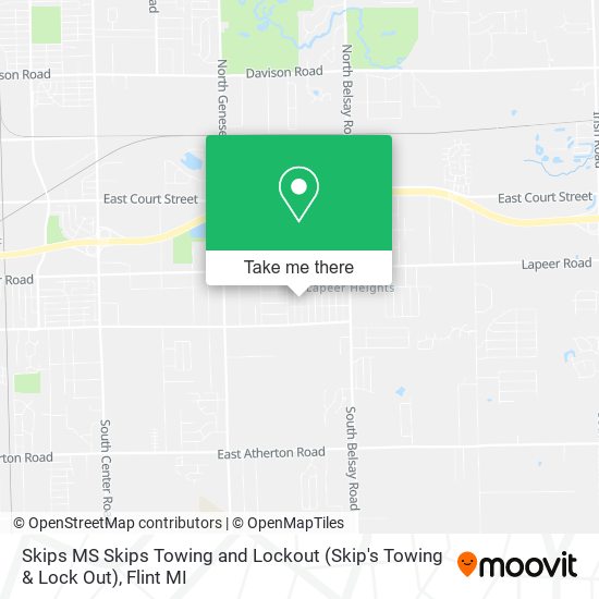 Mapa de Skips MS Skips Towing and Lockout (Skip's Towing & Lock Out)