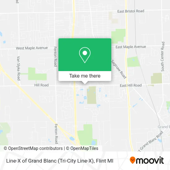 Line-X of Grand Blanc (Tri-City Line-X) map