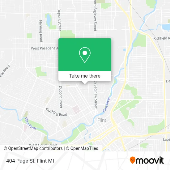 404 Page St map