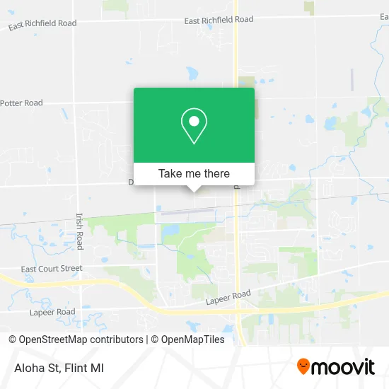 Aloha St map