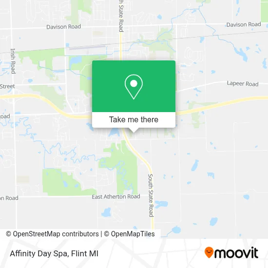 Affinity Day Spa map