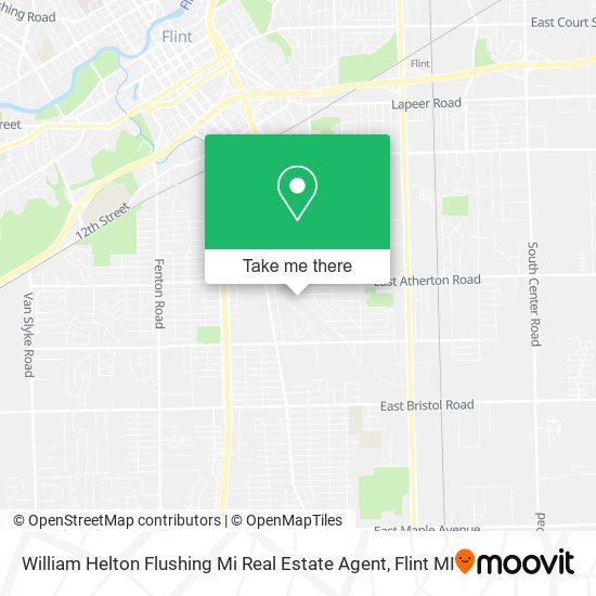 Mapa de William Helton Flushing Mi Real Estate Agent
