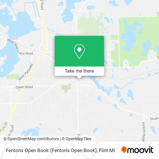 Fentons Open Book (Fenton's Open Book) map