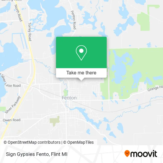 Sign Gypsies Fento map