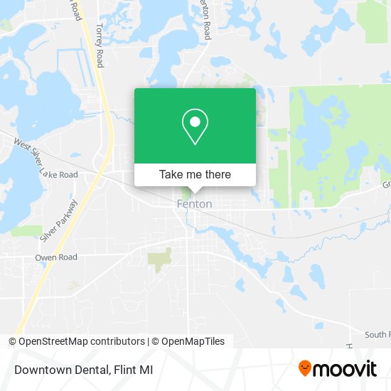 Downtown Dental map