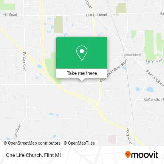 One Life Church map