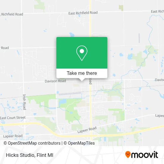 Hicks Studio map