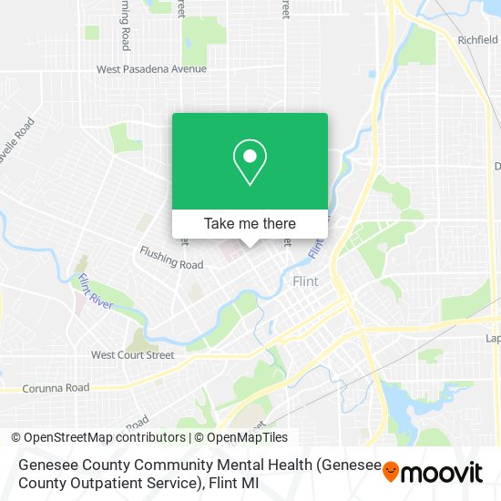 Genesee County Community Mental Health (Genesee County Outpatient Service) map
