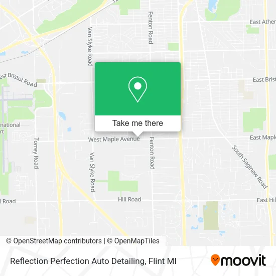 Reflection Perfection Auto Detailing map