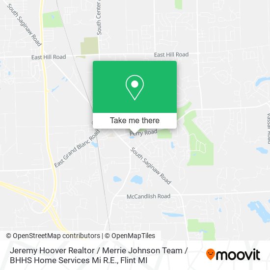 Jeremy Hoover Realtor / Merrie Johnson Team / BHHS Home Services Mi R.E. map