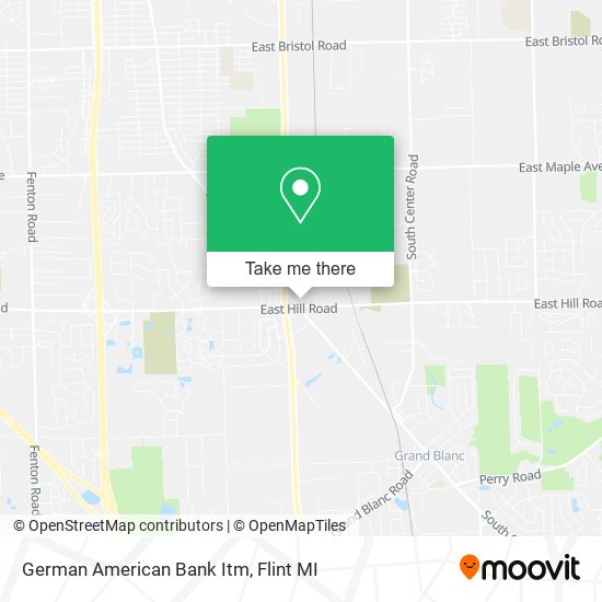 German American Bank Itm map