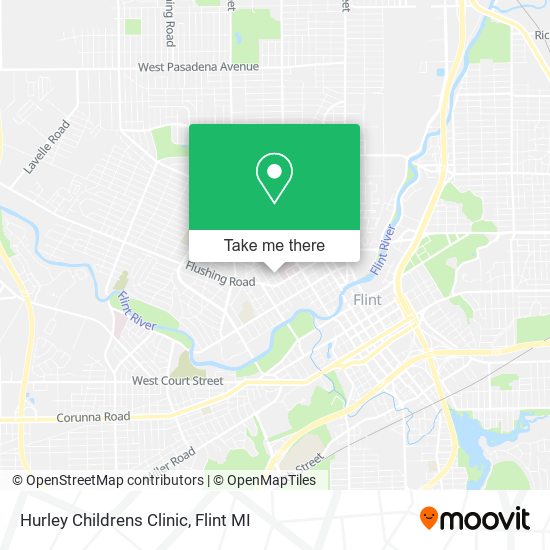 Hurley Childrens Clinic map
