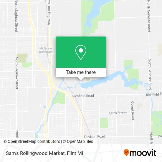 Sam's Rollingwood Market map