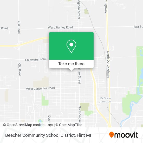 Beecher Community School District map