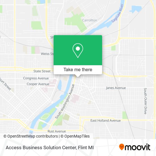 Access Business Solution Center map