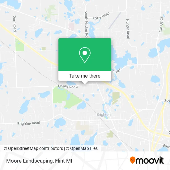 Moore Landscaping map