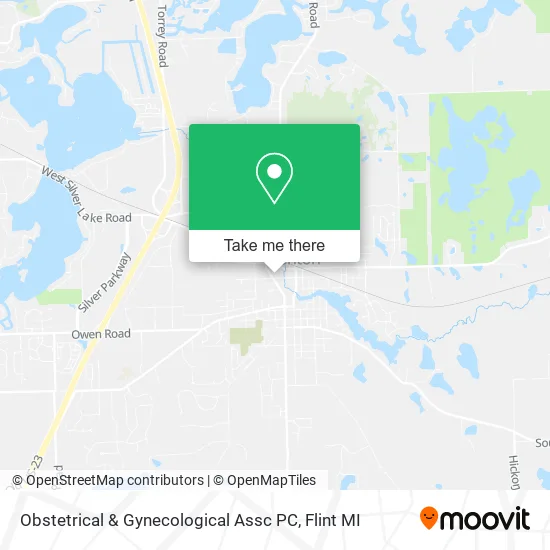 Obstetrical & Gynecological Assc PC map