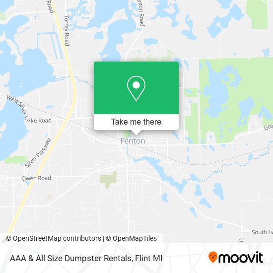 AAA & All Size Dumpster Rentals map