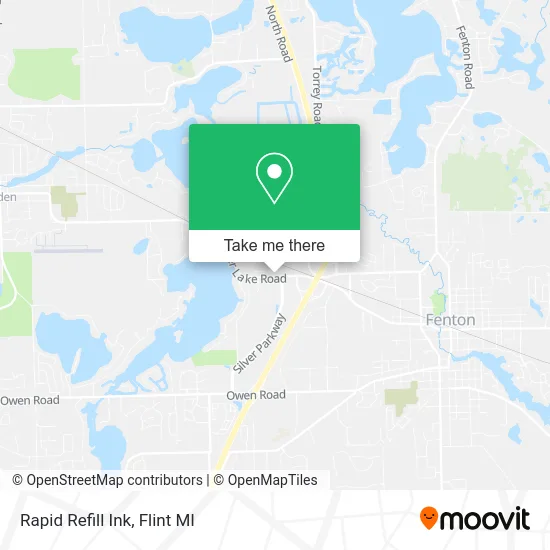 Rapid Refill Ink map