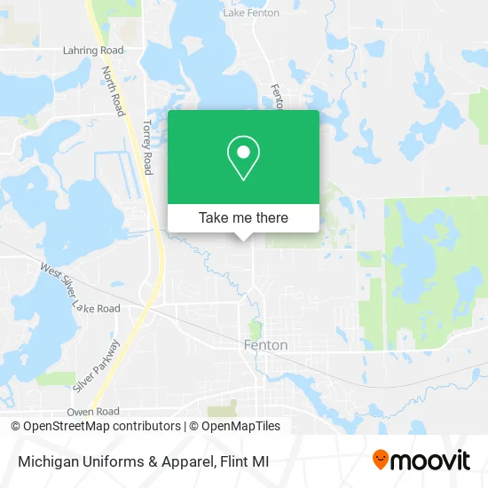 Michigan Uniforms & Apparel map