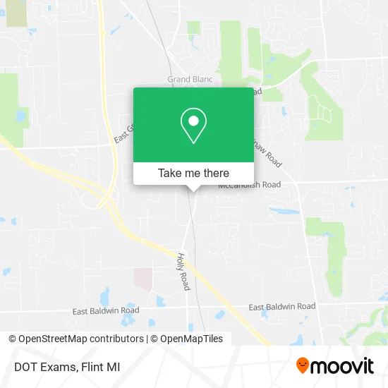 DOT Exams map