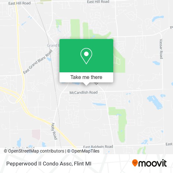 Pepperwood II Condo Assc map