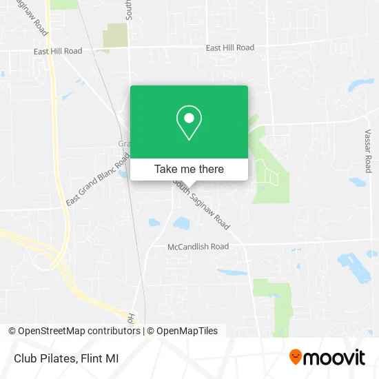 Club Pilates map
