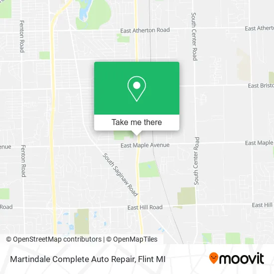 Martindale Complete Auto Repair map