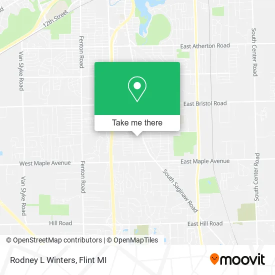 Rodney L Winters map