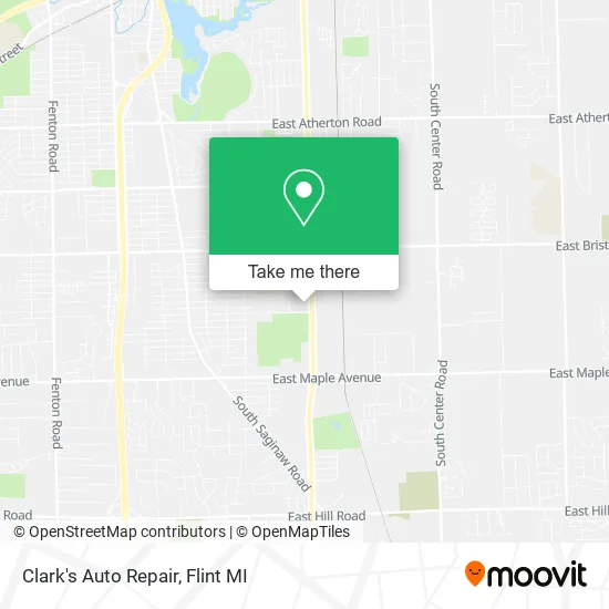 Clark's Auto Repair map