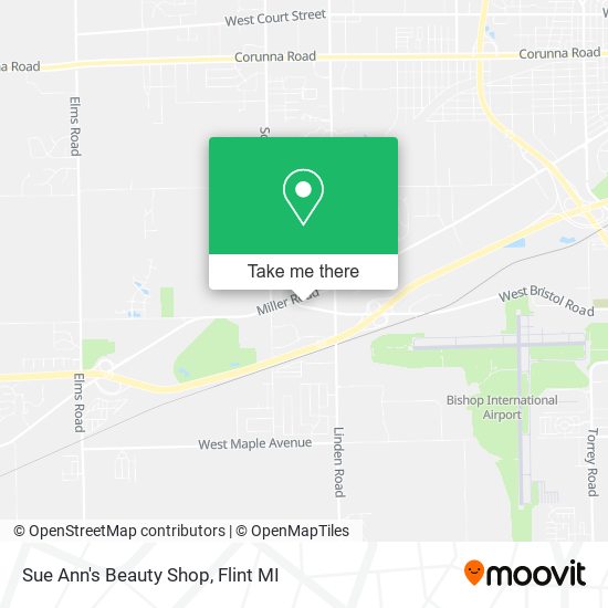 Sue Ann's Beauty Shop map