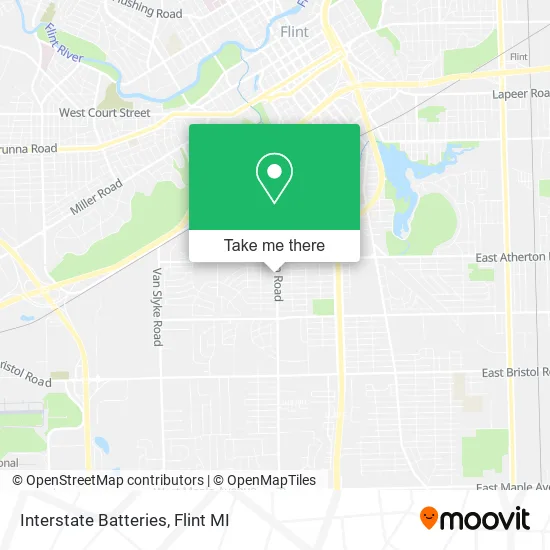 Interstate Batteries map
