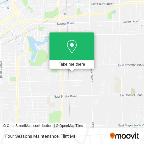 Four Seasons Maintenance map