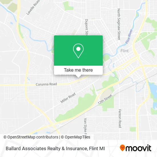Ballard Associates Realty & Insurance map