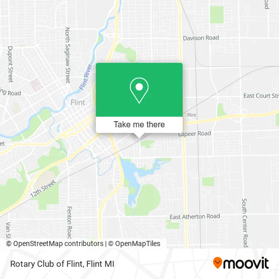 Rotary Club of Flint map
