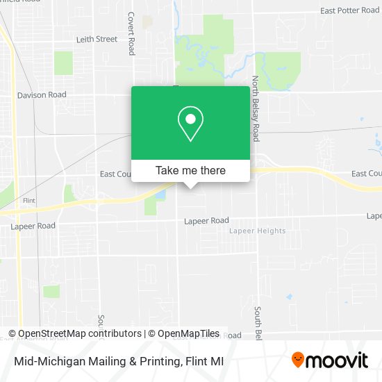 How to get to Mid Michigan Mailing Printing in Burton by Bus