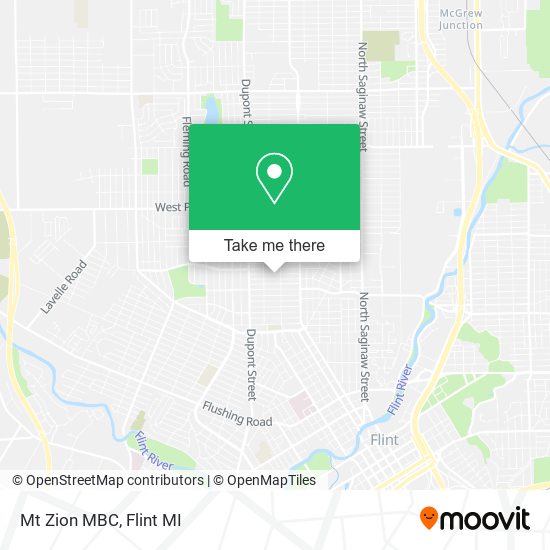 Mt Zion MBC map