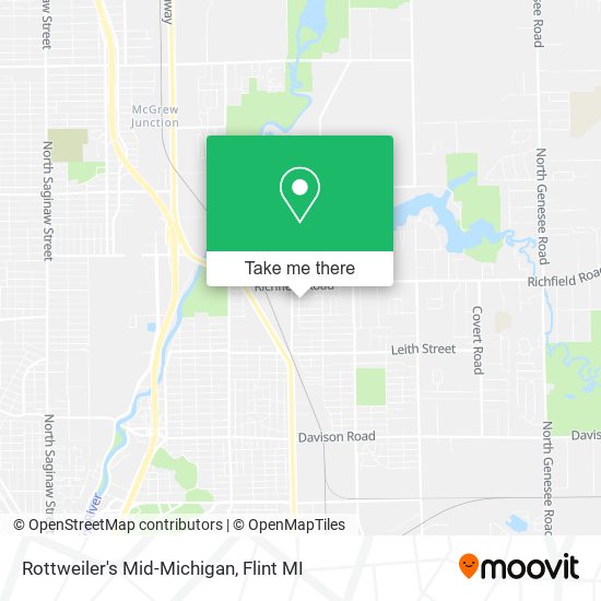 Mapa de Rottweiler's Mid-Michigan