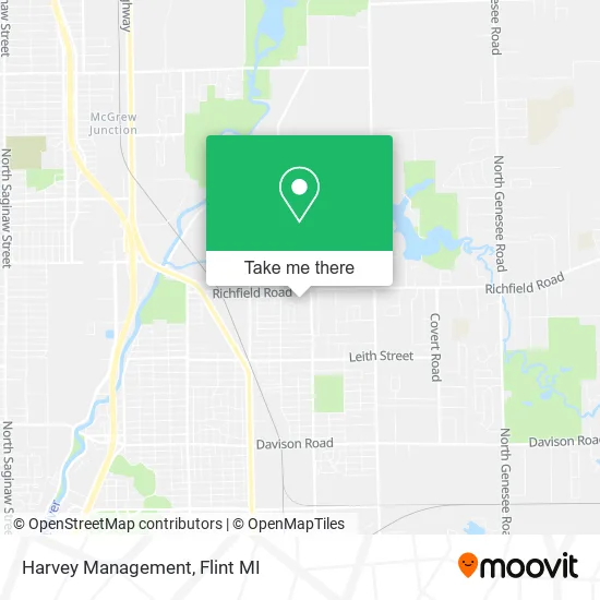 Harvey Management map